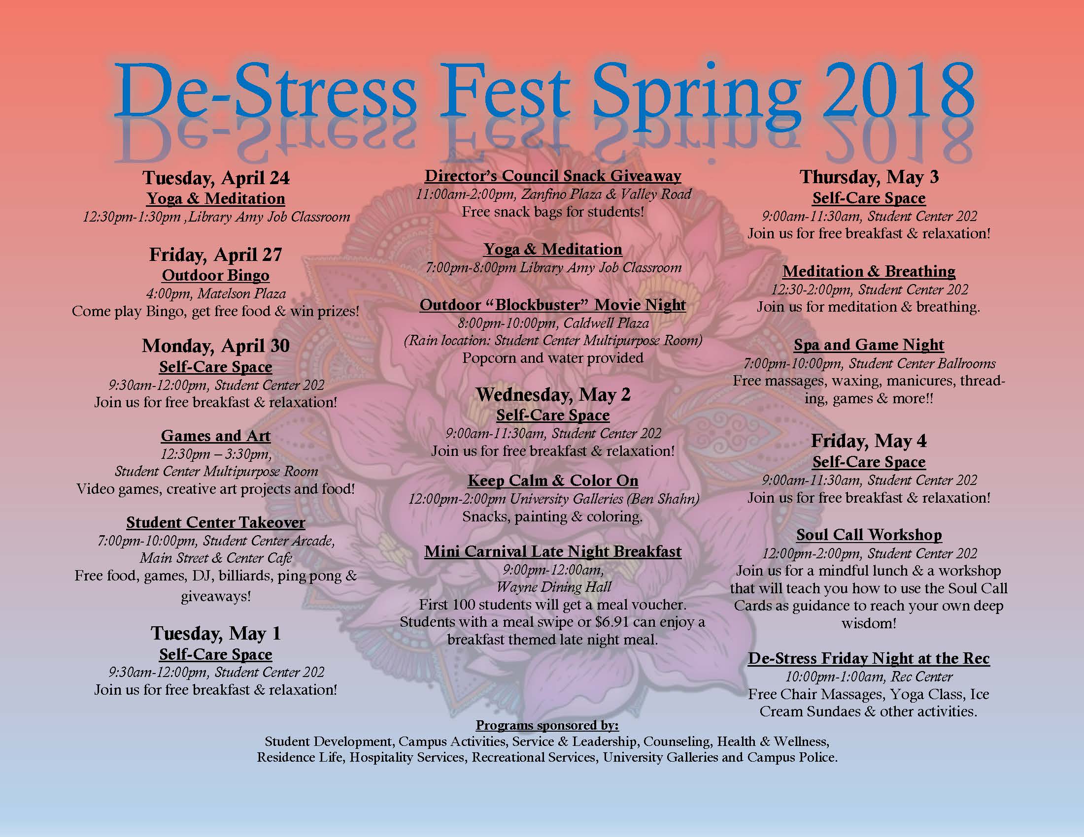 Wpunj Spring 2025 Calendar Michael K Blackwell